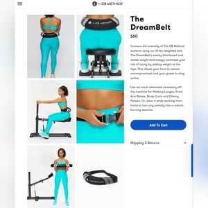 10lb Weighted Dream Belt The DB Method